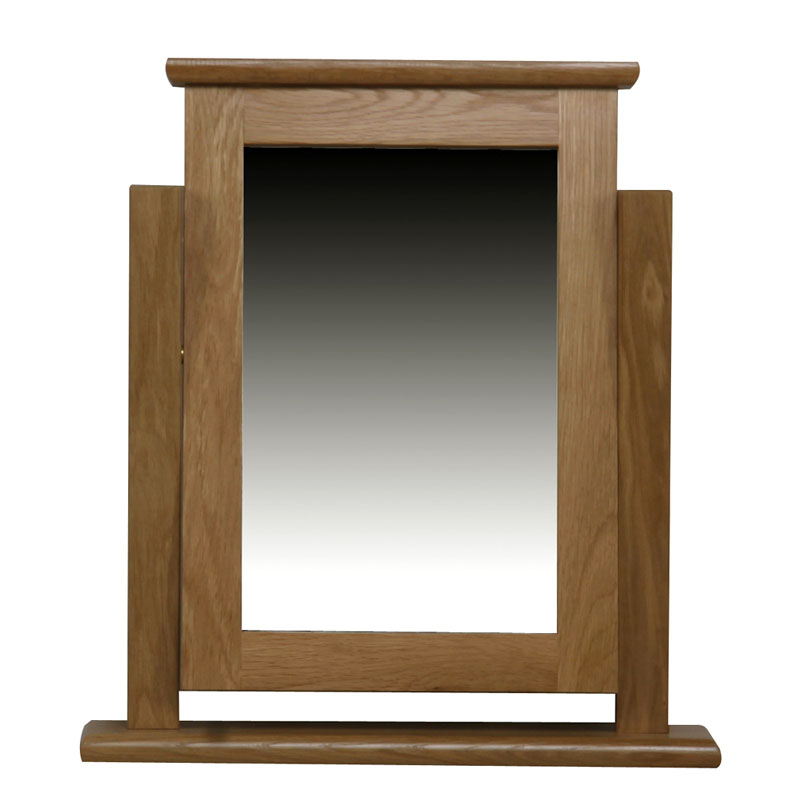 Miroir de dressage moderne en chêne