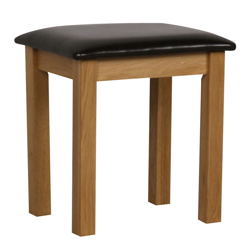 Tabouret de toilette moderne en chêne